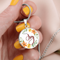 I Choose Joy - Bible Verse Inspired Circle Pendent Necklace