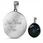 In Memory of Loved One - My Mind Still Speaks to You ... Necklace - Loving Family