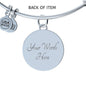 In Memory of Loved One - My Mind Still Speaks to You ... Adjustable Bangle Bracelet - Loving Family