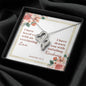 Double Heart Necklaces with A Bible Verse Card - Jeremiah 31:3