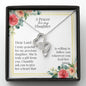 A Prayer for My Daughter - Double Heart Necklaces with Card