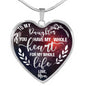 MOM TO DAUGHTER - To My Daughter You Have My Whole Heart... Necklace - Loving Family