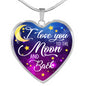 To SPECIAL SOMEONE - I Love You to the Moon and Back Necklace - Loving Family