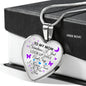 In Memory of Mom - I Know That It Was You... Heart Necklace - Loving Family