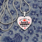 You Stole My Heart But I'll Let You Keep It - Heart Necklace (Pink) - Loving Family