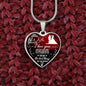 To My Wife - You Are The Best Thing That Ever Happened To Me - Heart Necklace - Loving Family