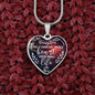 Mom To Daughter - You Have My Whole Heart - Hesrt Necklace - Loving Family