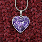 Mom To Daughter- You Have My Whole Heart - Heart Necklace - Loving Family