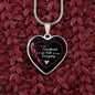 To My Sweet Heart - I Stll Fall for You - Heart Necklace - Loving Family