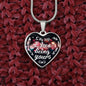 Husband To Wife - I love Being Yours - Heart Necklace - Loving Family