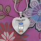I Need Vitamin U (Transparent) Heart Necklace - Loving Family