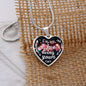 Husband To Wife - I love Being Yours - Heart Necklace - Loving Family
