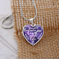 Mom To Daughter- You Have My Whole Heart - Heart Necklace - Loving Family