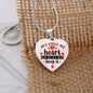 You Stole My Heart But I'll Let You Keep It - Heart Necklace (Pink) - Loving Family
