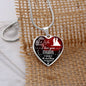 To My Wife - You Are The Best Thing That Ever Happened To Me - Heart Necklace - Loving Family