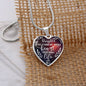 Mom To Daughter - You Have My Whole Heart - Hesrt Necklace - Loving Family