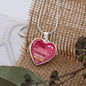 To My Wife - I Love You Because You Are My LIFE... Heart Necklace - Loving Family
