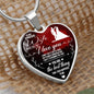 To My Wife - You Are The Best Thing That Ever Happened To Me - Heart Necklace - Loving Family