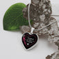 To My Sweet Heart - I Stll Fall for You - Heart Necklace - Loving Family