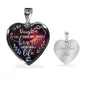 Mom To Daughter - You Have My Whole Heart - Hesrt Necklace - Loving Family