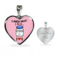I Need Vitamin U - Heart Necklace - Loving Family