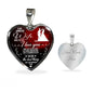 To My Wife - You Are The Best Thing That Ever Happened To Me - Heart Necklace - Loving Family