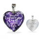 Mom To Daughter- You Have My Whole Heart - Heart Necklace - Loving Family