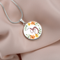 I Choose Joy - Bible Verse Inspired Circle Pendent Necklace