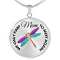 Mom's Memorial - We Only Part to Meet Again Necklace - Loving Family