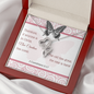 Double Hearts Necklace with A Bible Verse Card - 2 Corinthians 5:17