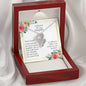 A Prayer for My Daughter - Double Heart Necklaces with Card