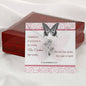 Double Hearts Necklace with A Bible Verse Card - 2 Corinthians 5:17