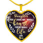 MOM TO DAUGHTER - To My Daughter You Have My Whole Heart... Necklace - Loving Family