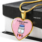 I Need Vitamin U - Heart Necklace - Loving Family