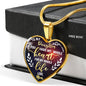 MOM TO DAUGHTER - To My Daughter You Have My Whole Heart... Necklace - Loving Family
