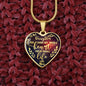 Mom To Daughter - You Have My Whole Heart - Hesrt Necklace - Loving Family