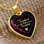 To My Sweet Heart - I Stll Fall for You - Heart Necklace - Loving Family