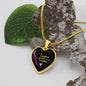 To My Sweet Heart - I Stll Fall for You - Heart Necklace - Loving Family