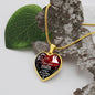 To My Wife - You Are The Best Thing That Ever Happened To Me - Heart Necklace - Loving Family