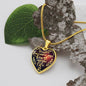 Mom To Daughter - You Have My Whole Heart - Hesrt Necklace - Loving Family