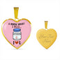 I Need Vitamin U - Heart Necklace - Loving Family