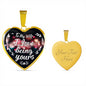 Husband To Wife - I love Being Yours - Heart Necklace - Loving Family
