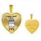 I Need Vitamin U (Transparent) Heart Necklace - Loving Family
