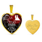 To My Wife - You Are The Best Thing That Ever Happened To Me - Heart Necklace - Loving Family