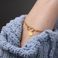 To My Best Friend Infinity Bracelet with Christmas Message Card
