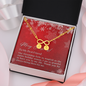 To My Best Friend Infinity Bracelet with Christmas Message Card