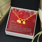 To My Best Friend Infinity Bracelet with Christmas Message Card