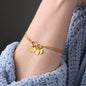 To My Best Friend Infinity Bracelet with Christmas Message Card