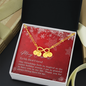To My Best Friend Infinity Bracelet with Christmas Message Card