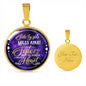 SISTER To SISTER - Side by Side or Miles Apart SISTERS will Connected by HEART Necklace - Loving Family